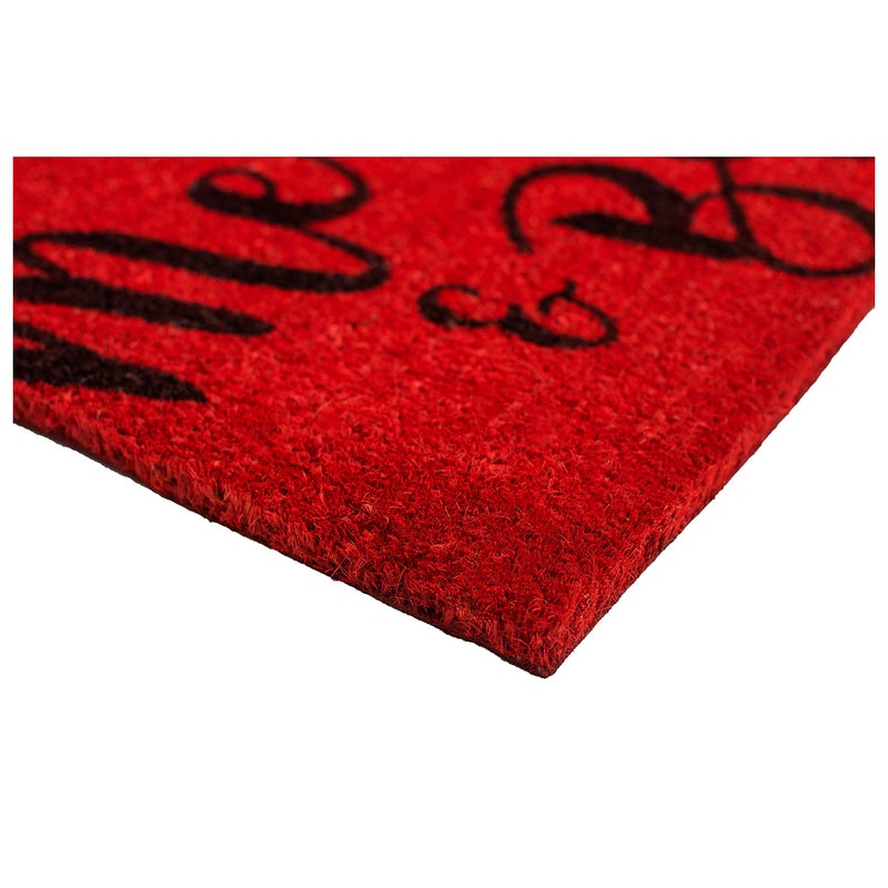 Calloway Mills 104972436 Merry & Bright Doormat, 24" x 36", Red/Black - Image 5